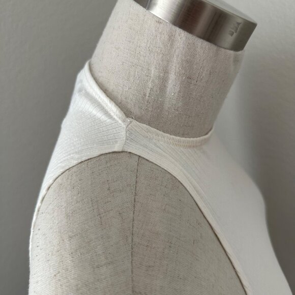 Reformation White Ribbed Tank Top - Picture 5 of 10